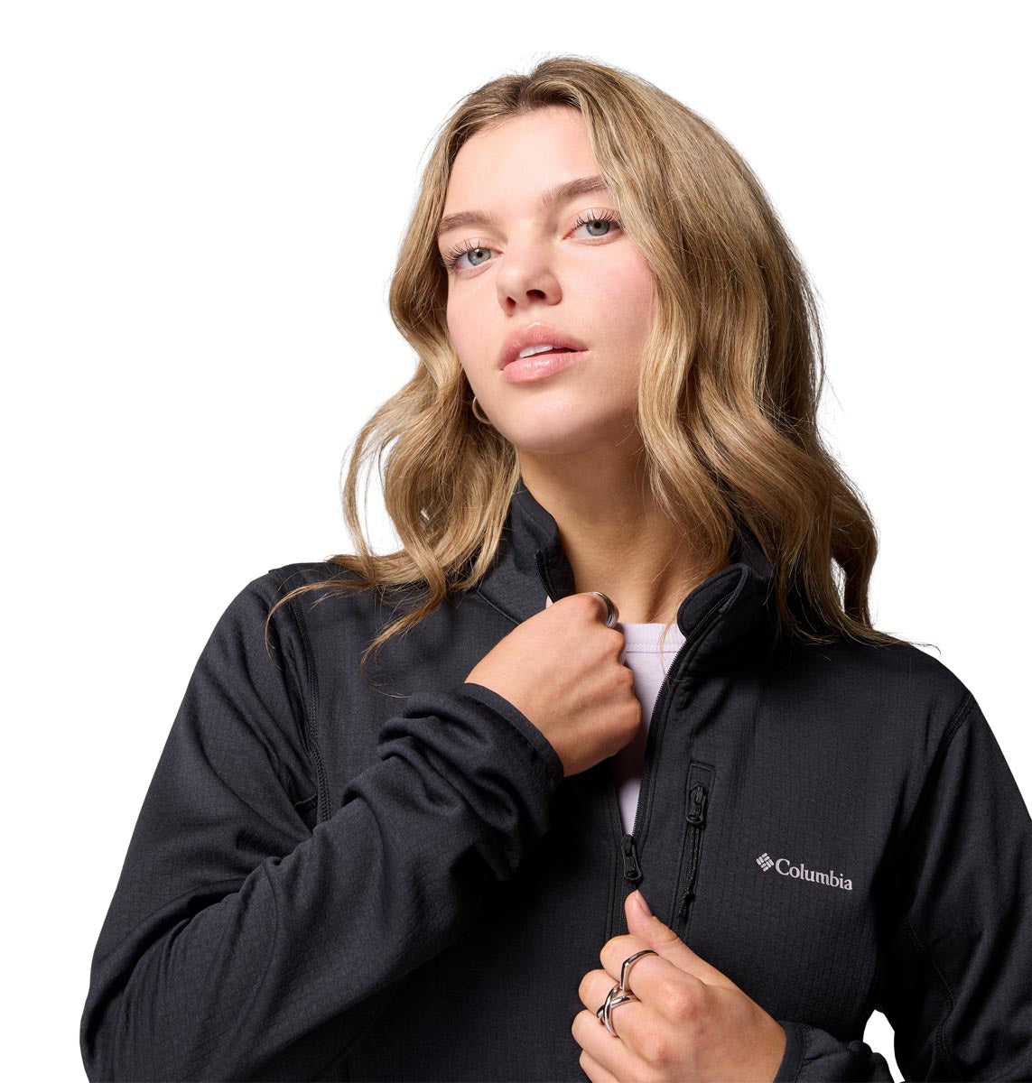 Polar Essential Hike Grid Omni-Wick Negro