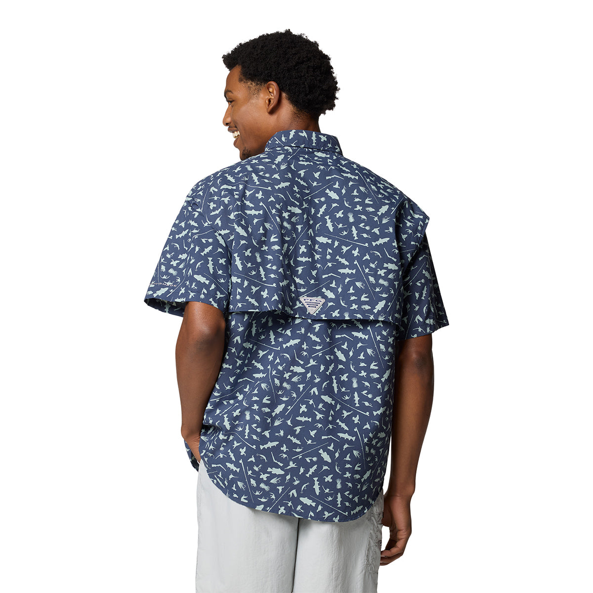 Camisa Manga Corta Super Bahama Ii Shir Omni-Shade Negro