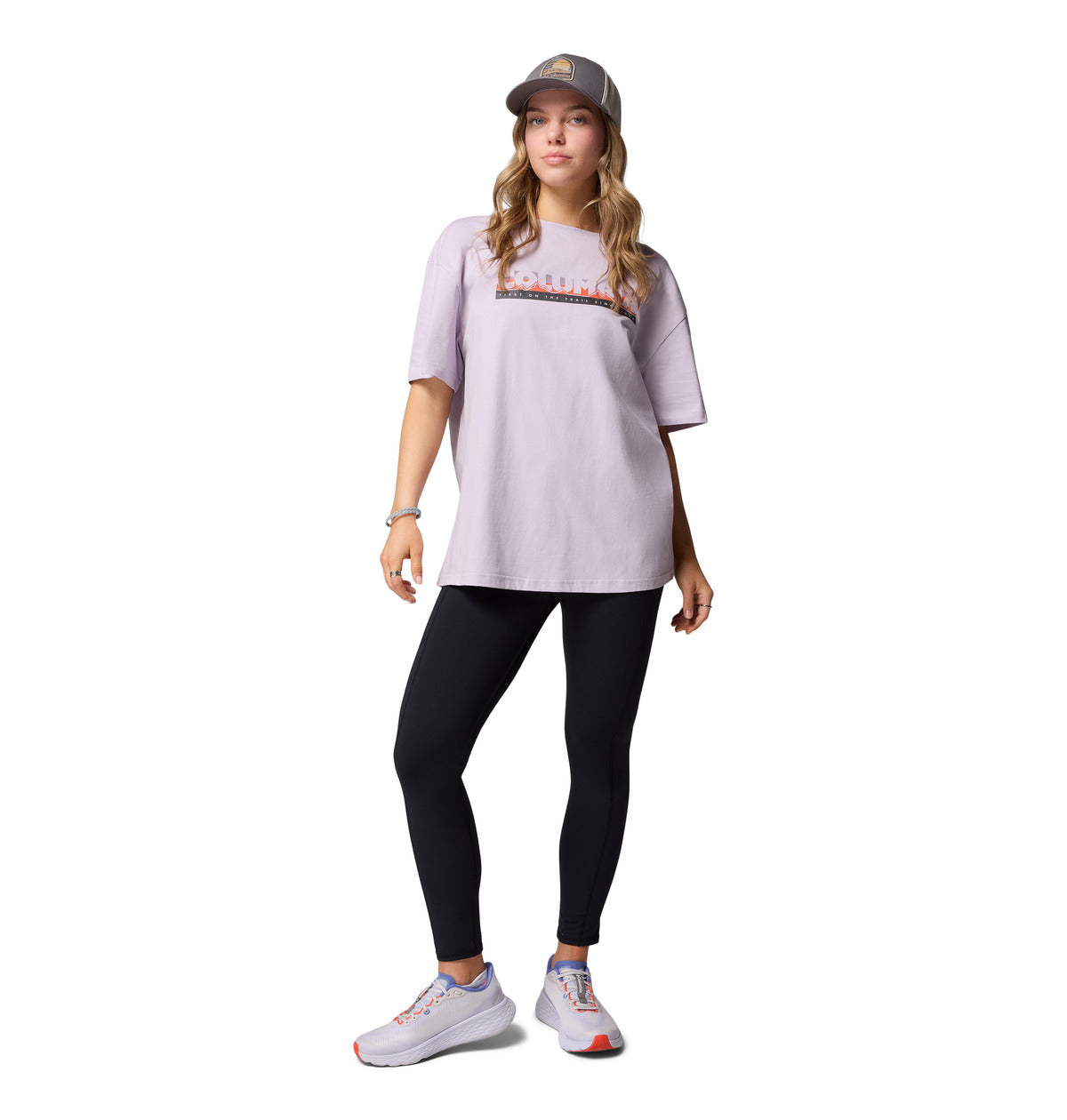 Remera Rolling Bend Graphic  Lila
