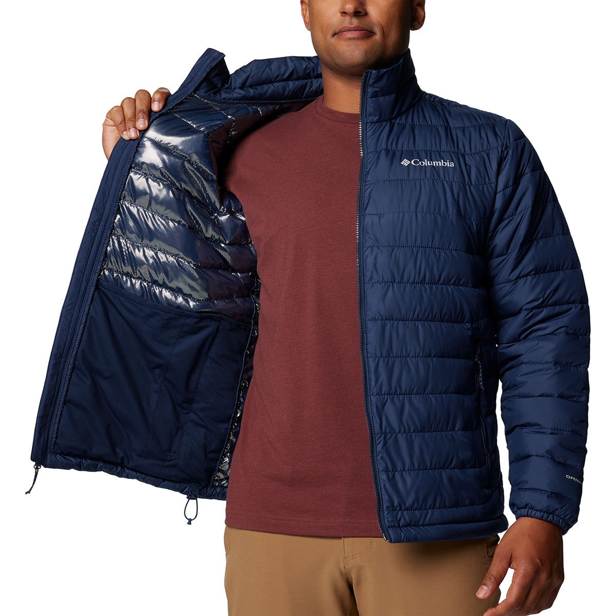 Campera Powder Lite Ii Jacke Omni-Heat Azul Marino