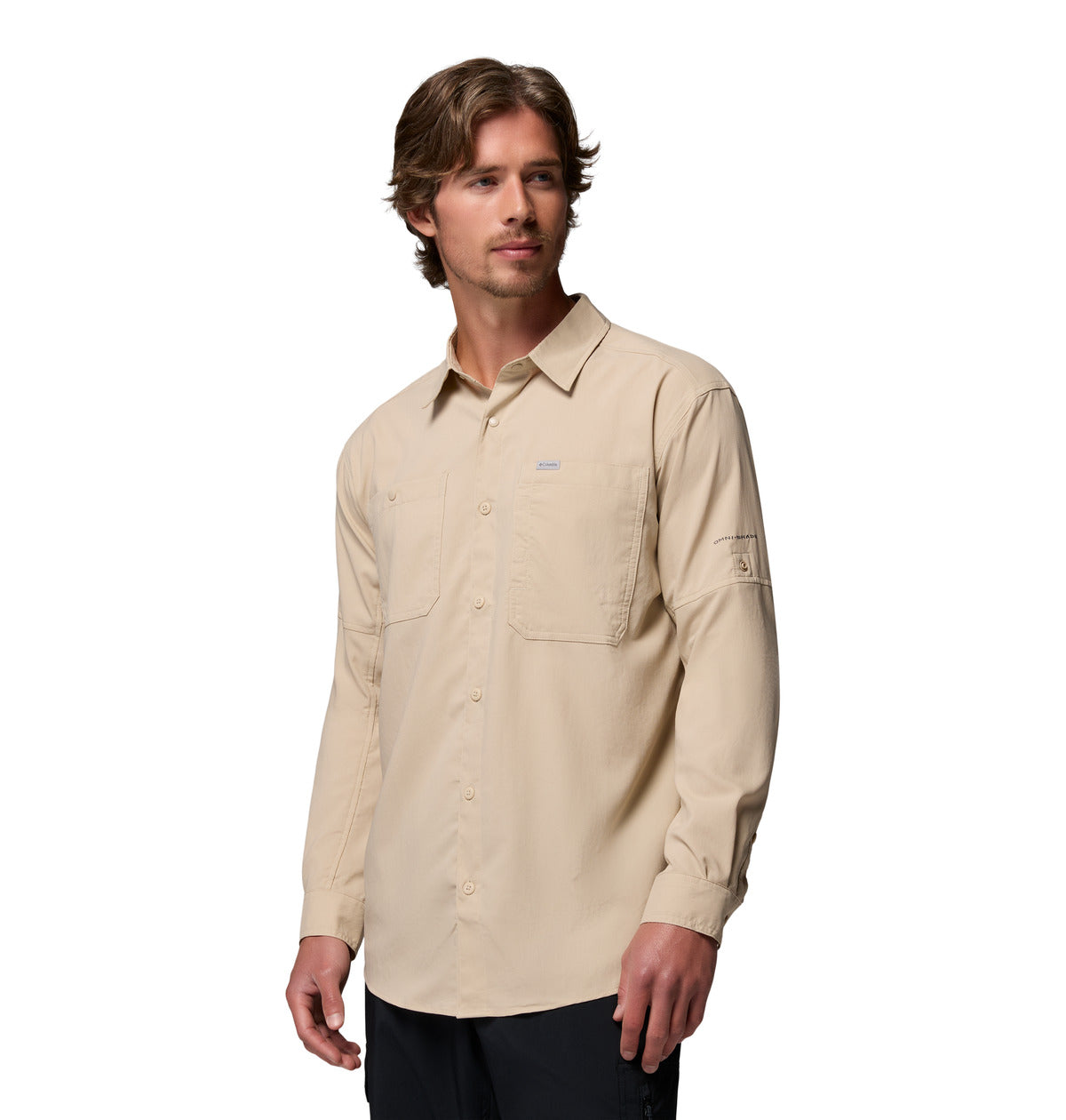 Remera Silver Ridge Utility Omni-Shade Beige