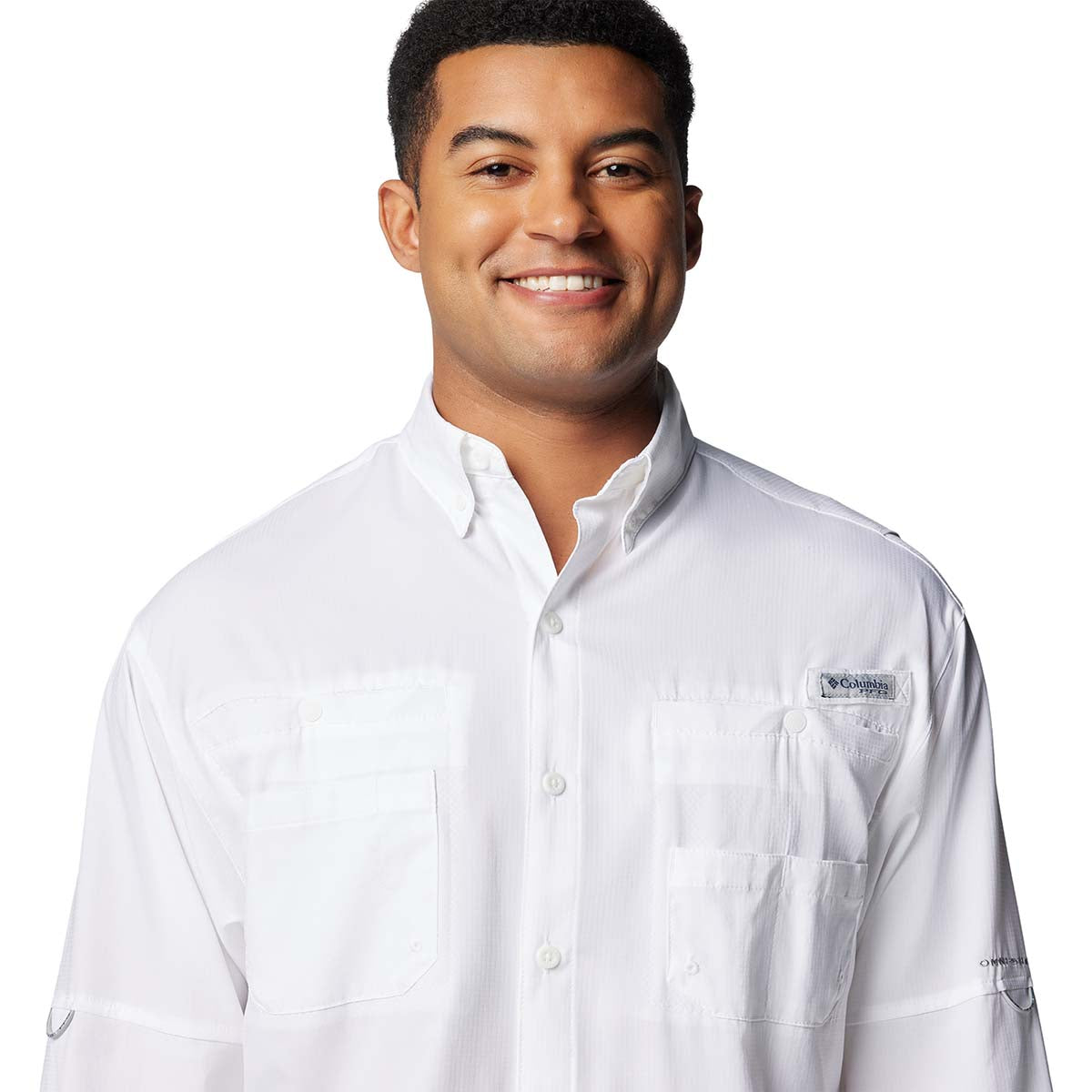 Camisa Manga Larga Tamiami Ii L/S Shirt Omni-Shade Blanco