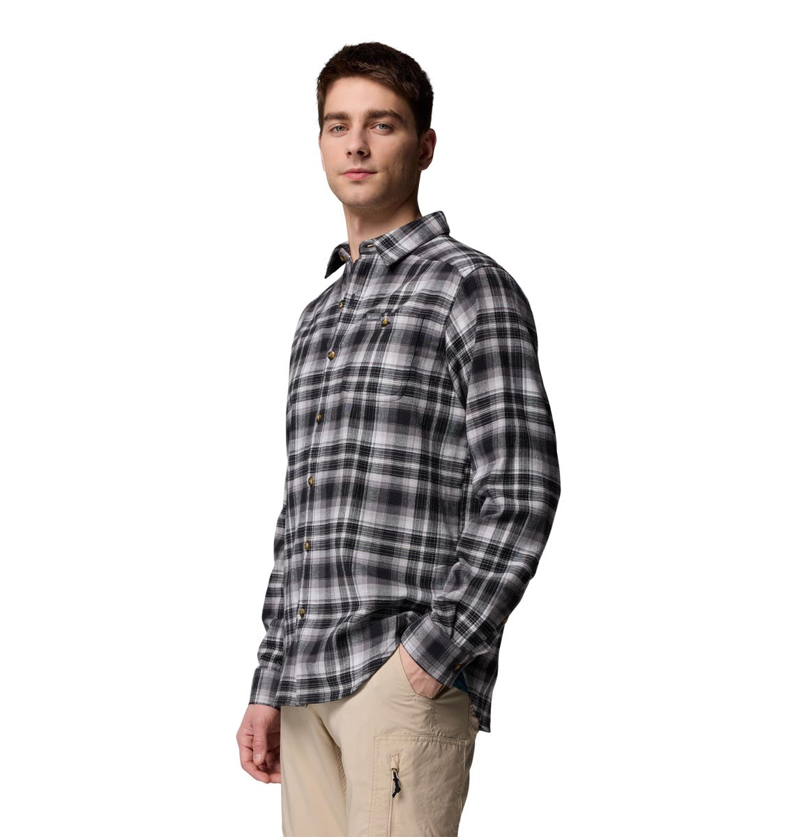 Camisa Manga Larga Cornell Woods  Negro