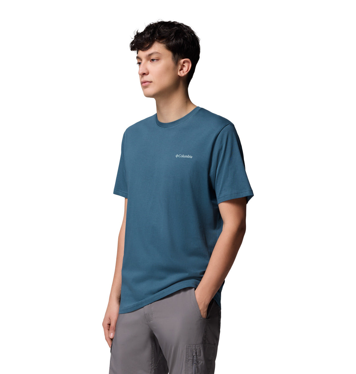 Remera North Cascades Ss Te  Azul