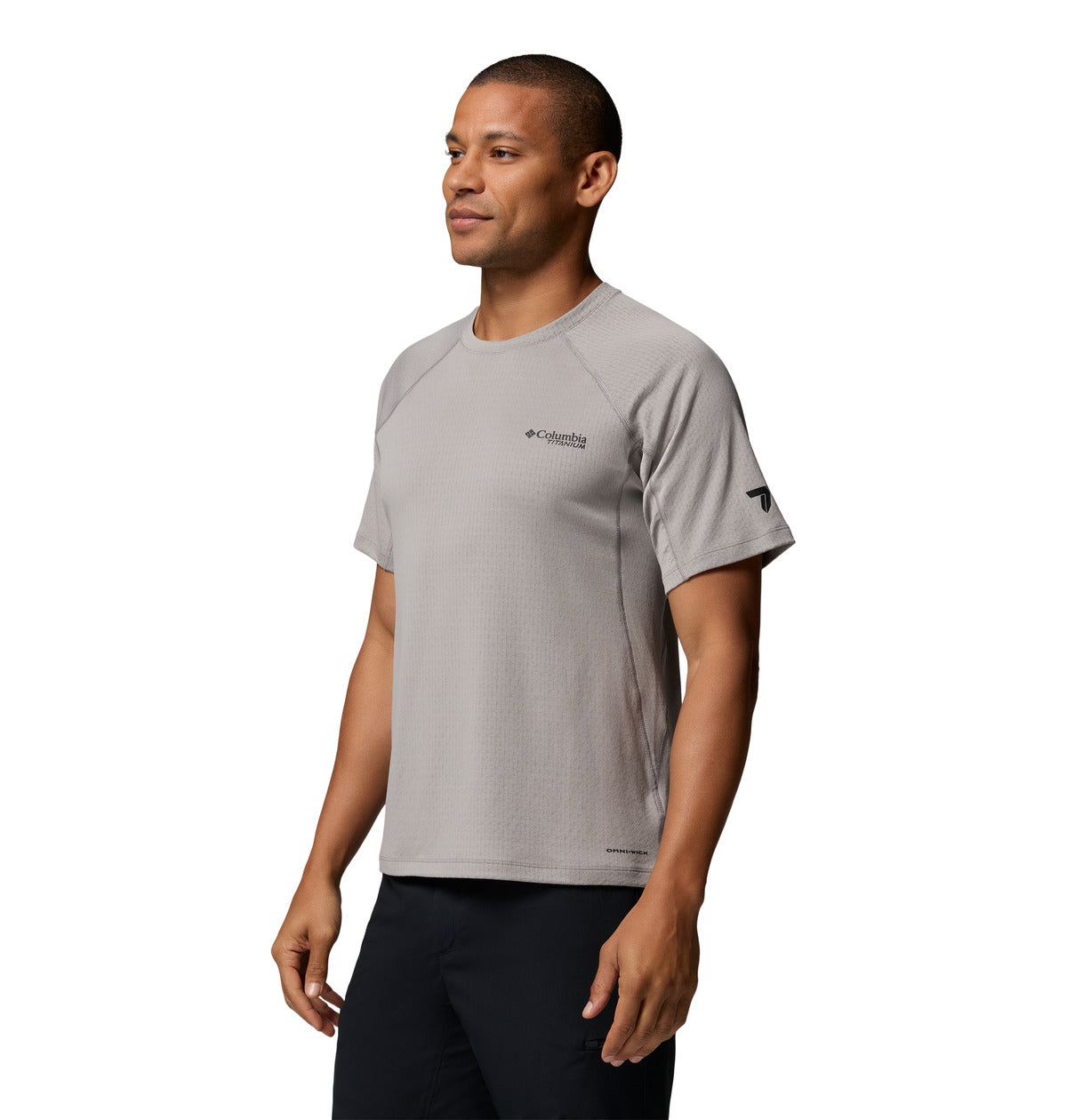 Remera Driventure Short S Omni-Shade Marrón