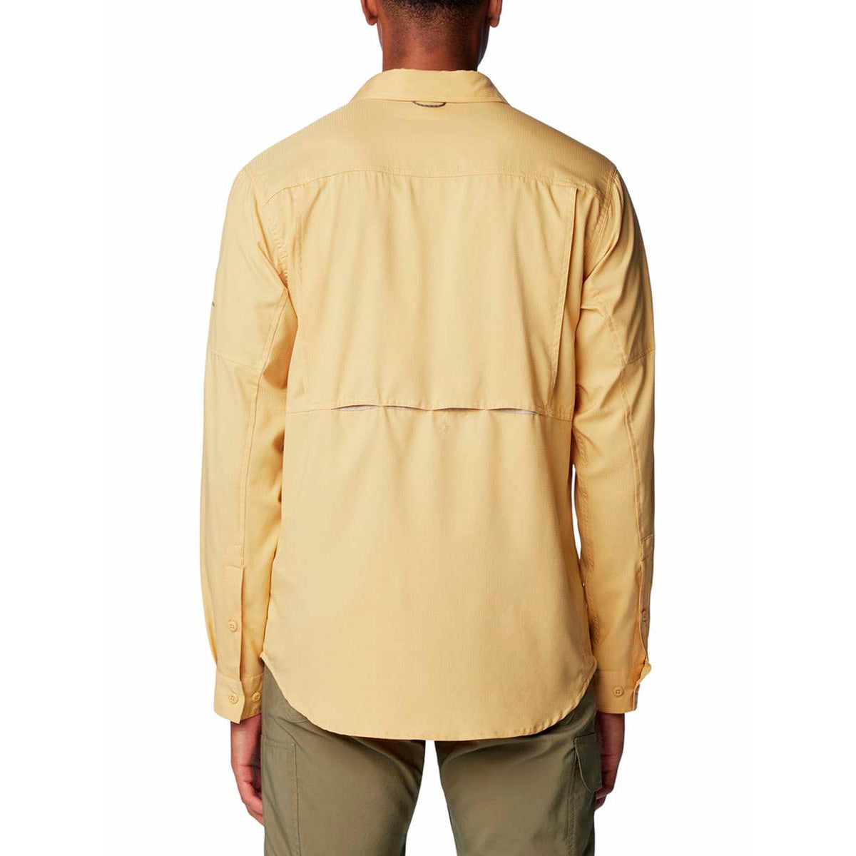 Camisa Manga Larga Silver Rdg Lg Sleeve Omni-Shade Amarillo