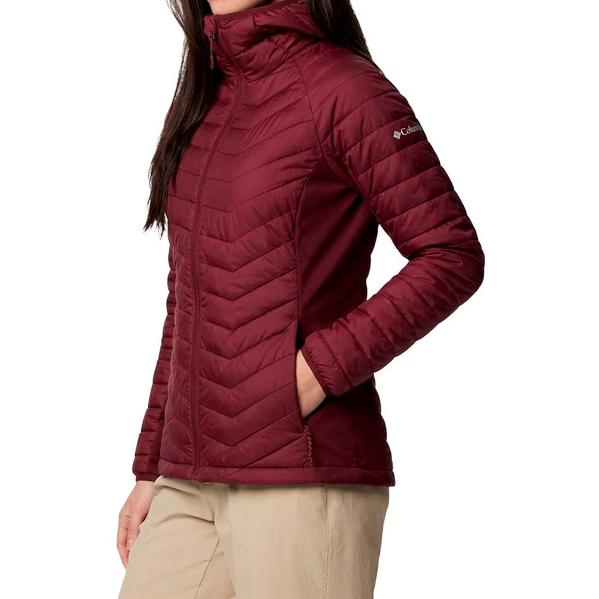 Chaqueta Powder Pass Ii Hybri Omni-Shield Bordó