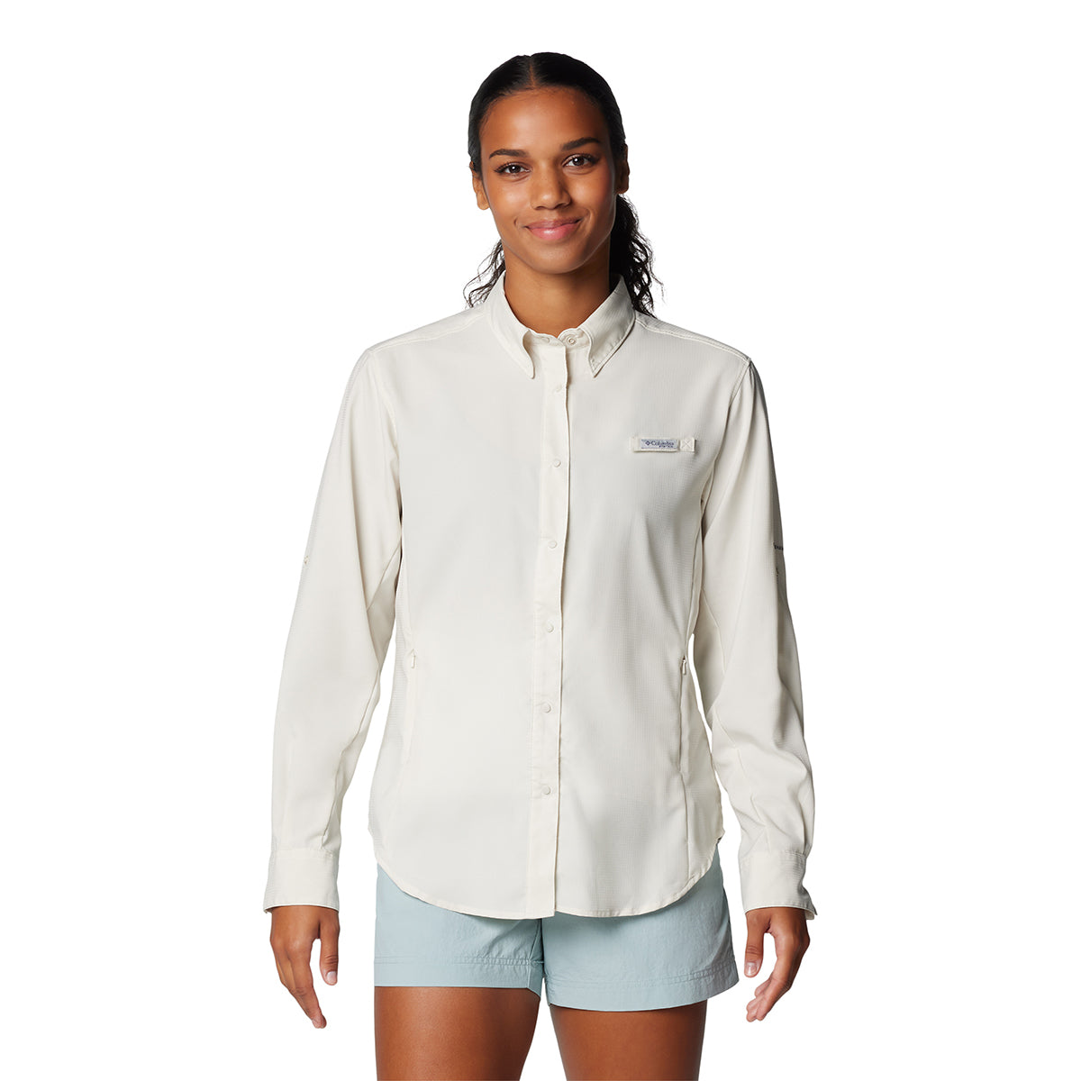 Camisa Manga Larga Tamiami Ii Ls Shirt Omni-Shade Gris