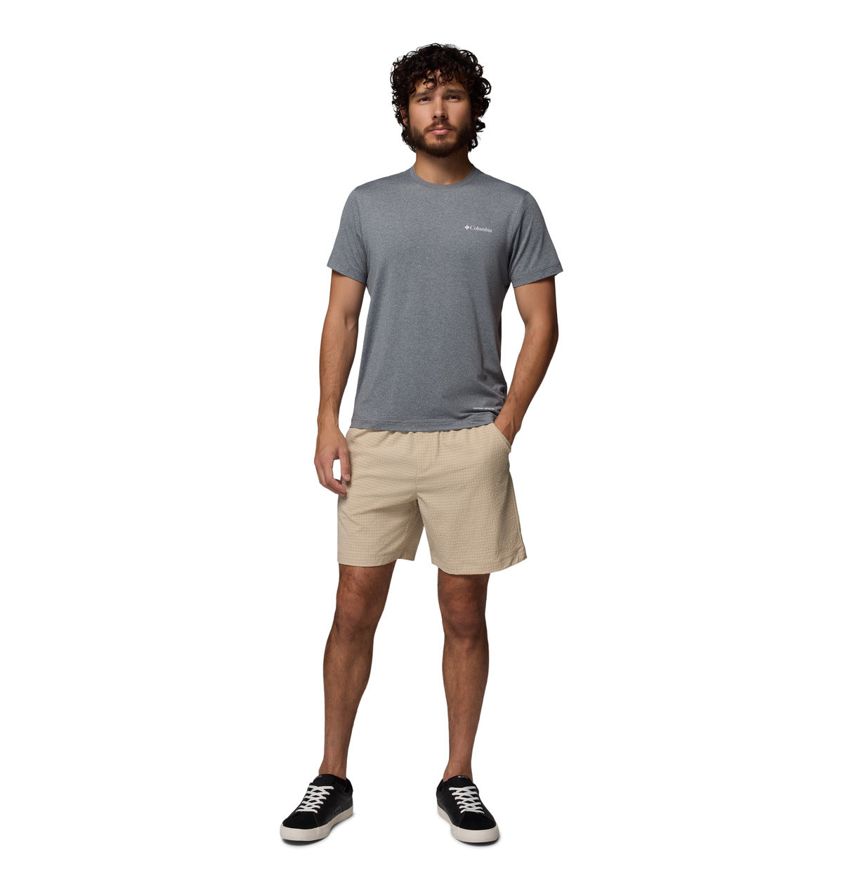 Remera Parsons Point Ss Omni-Shade Gris