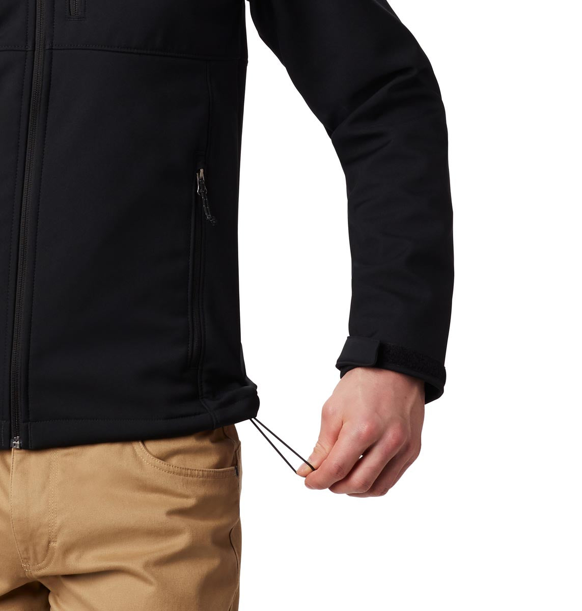 Cortaviento Ascender Softshell Omni-Shield Negro