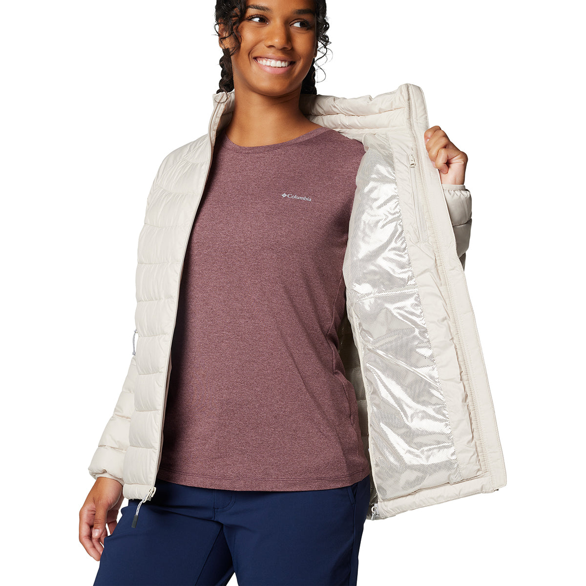 Campera Powder Lite Ii Fz Jk Omni-Heat Gris