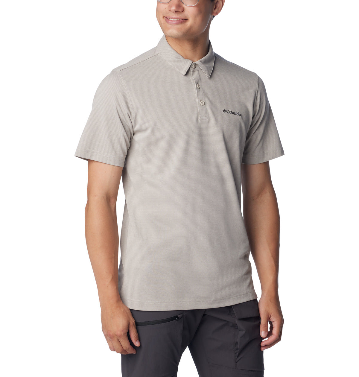 Remera Havercamp Pique Polo Omni-Wick Gris