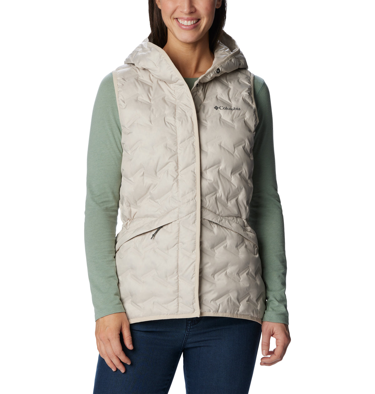 Chaleco Delta Ridge Ii Down Omni-Shield Gris