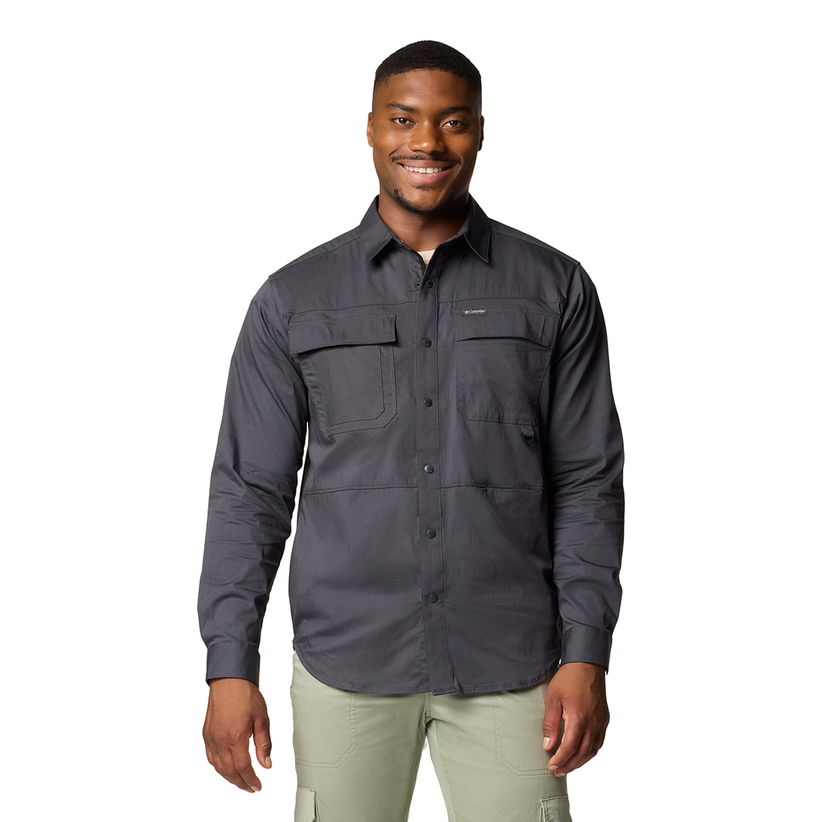 Camisa Manga Larga Landroamer Twill Ls  Gris
