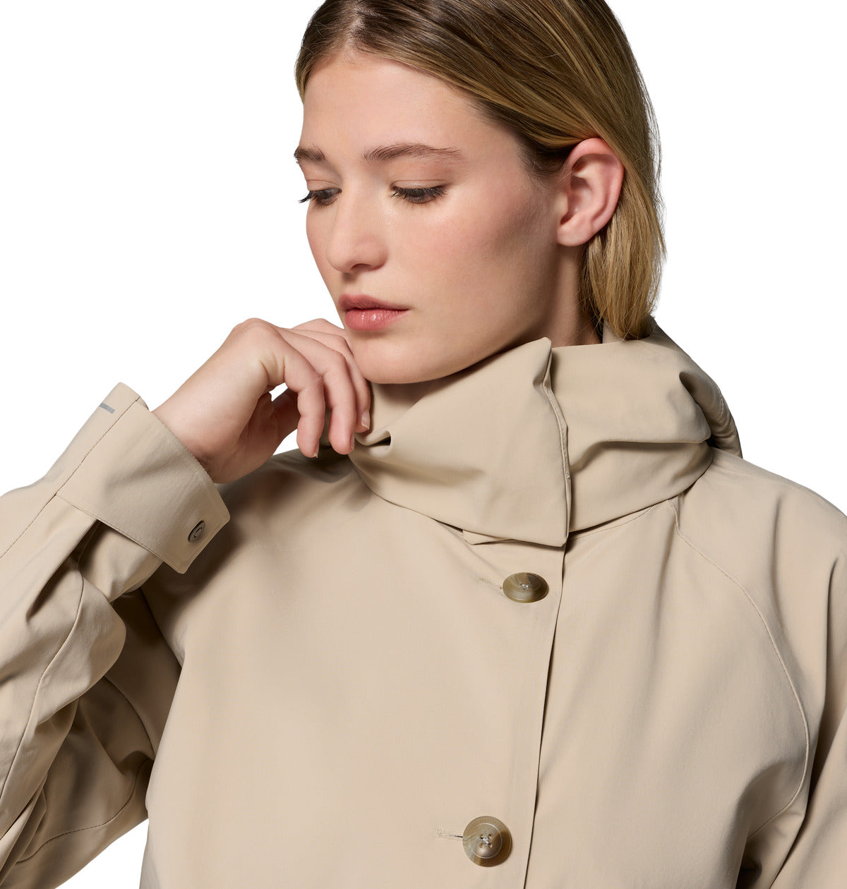 Impermeable Amaze Trench Rain Blanco