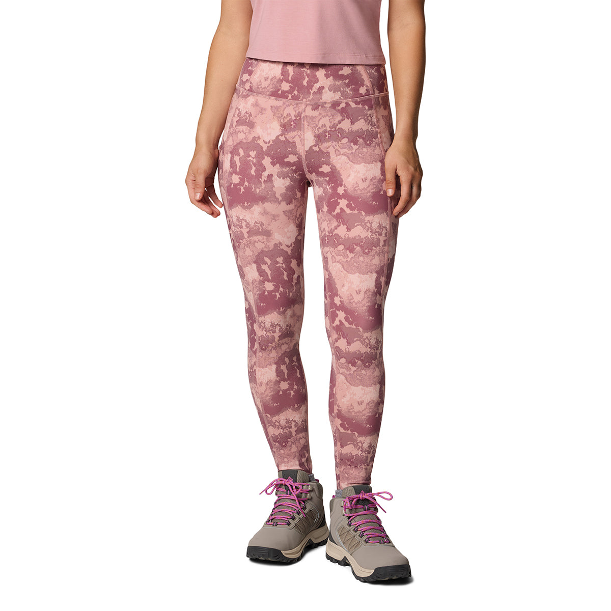 Calza Boundless Trek Leggi Omni-Wick Rosado