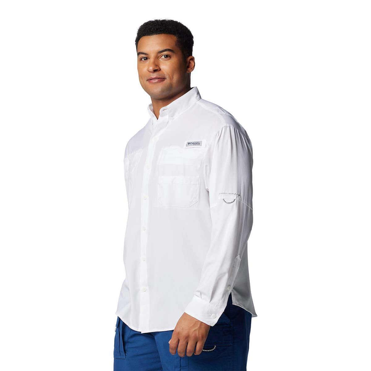 Camisa Manga Larga Tamiami Ii L/S Shirt Omni-Shade Blanco