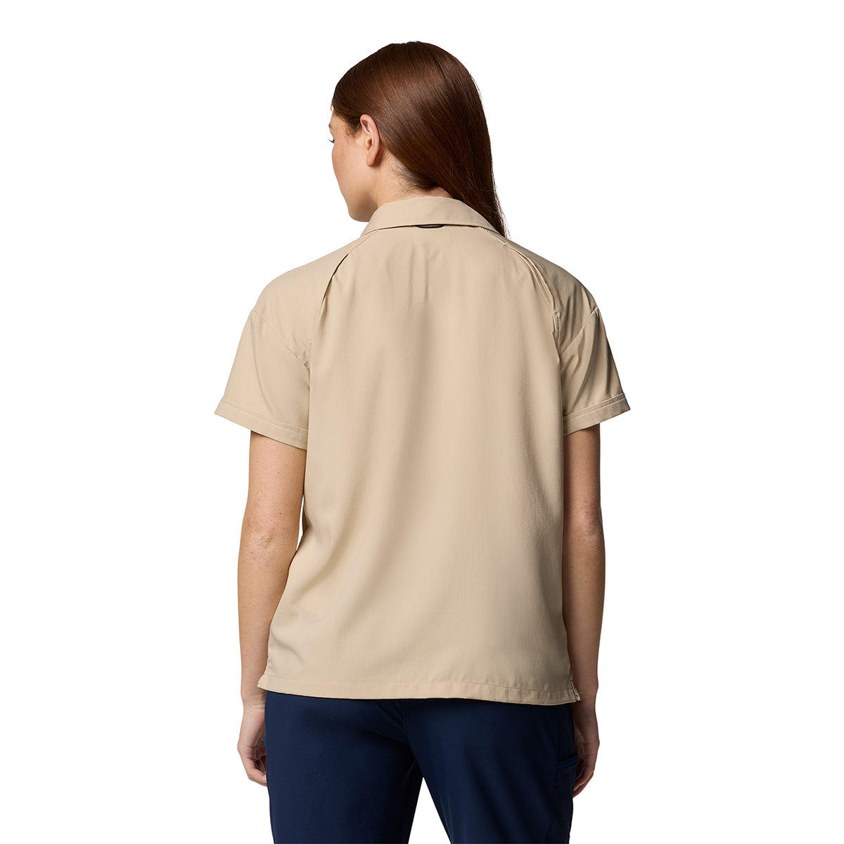 Camisa Manga Corta Silver Ridge Utili Omni-Shade Beige
