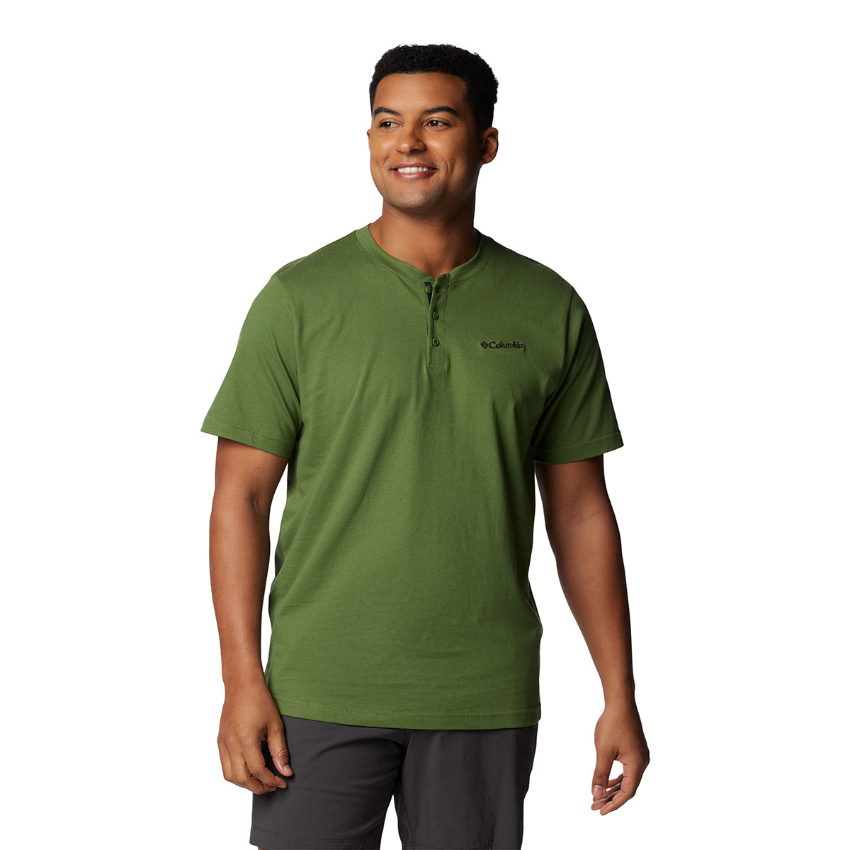 Remera Landroamer Ss Henley  Verde