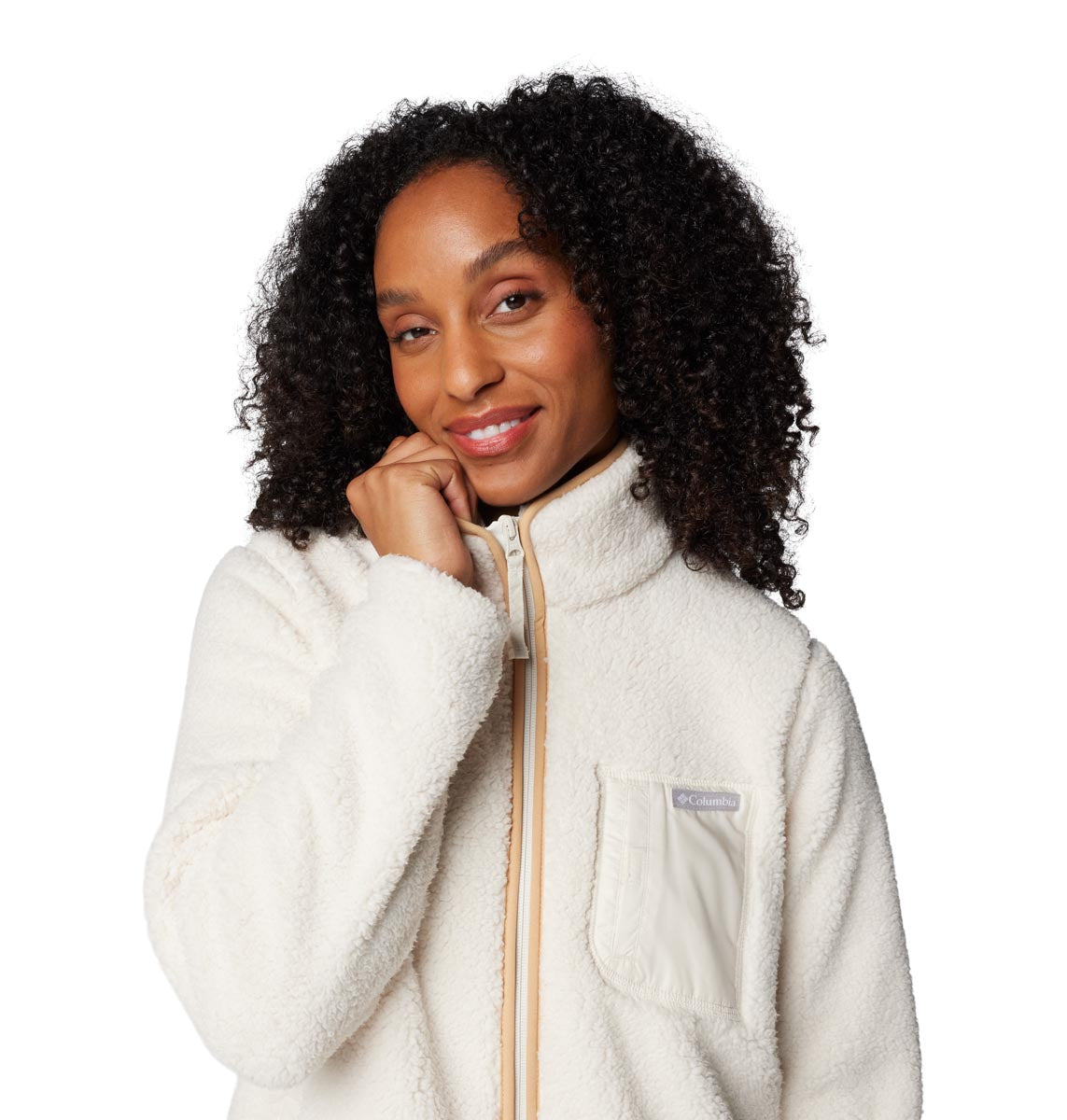 Polar West Bend Full Zip  Blanco