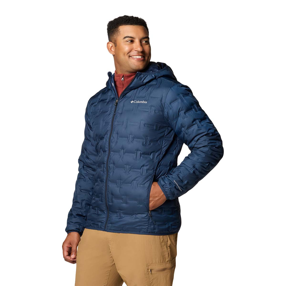 Campera Delta Ridge Ii Down Omni-Heat Azul Marino