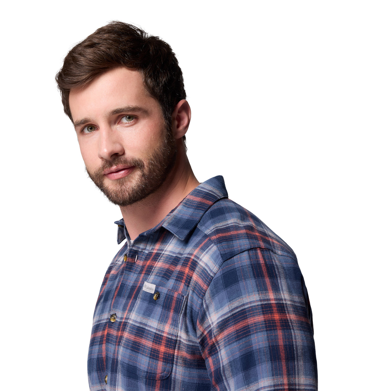 Camisa Manga Larga Cornell Woods  Azul Marino
