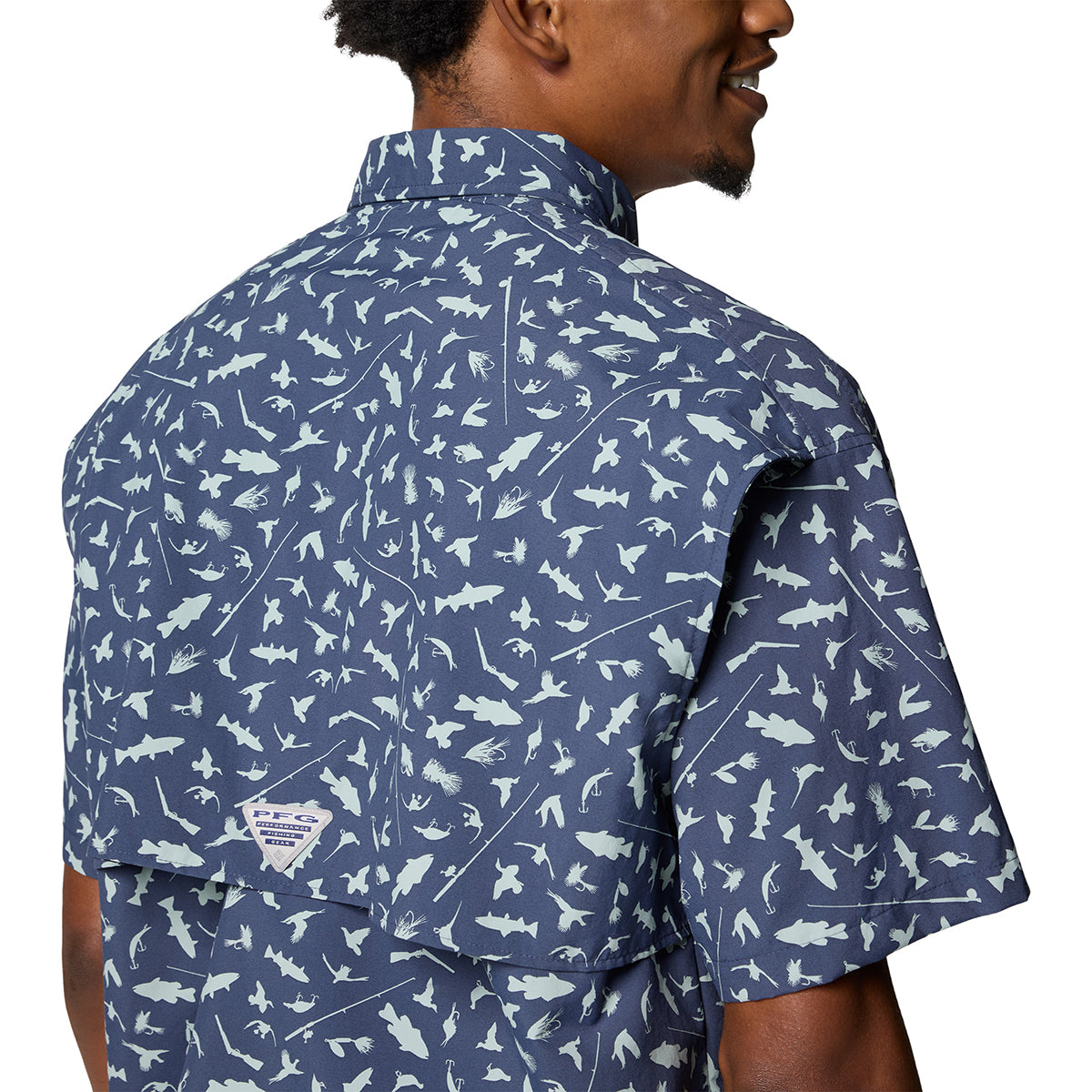 Camisa Manga Corta Super Bahama Ii Shir Omni-Shade Negro
