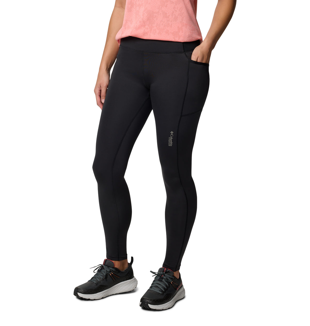 Calza Summit Valley Leggin Omni-Wick Negro