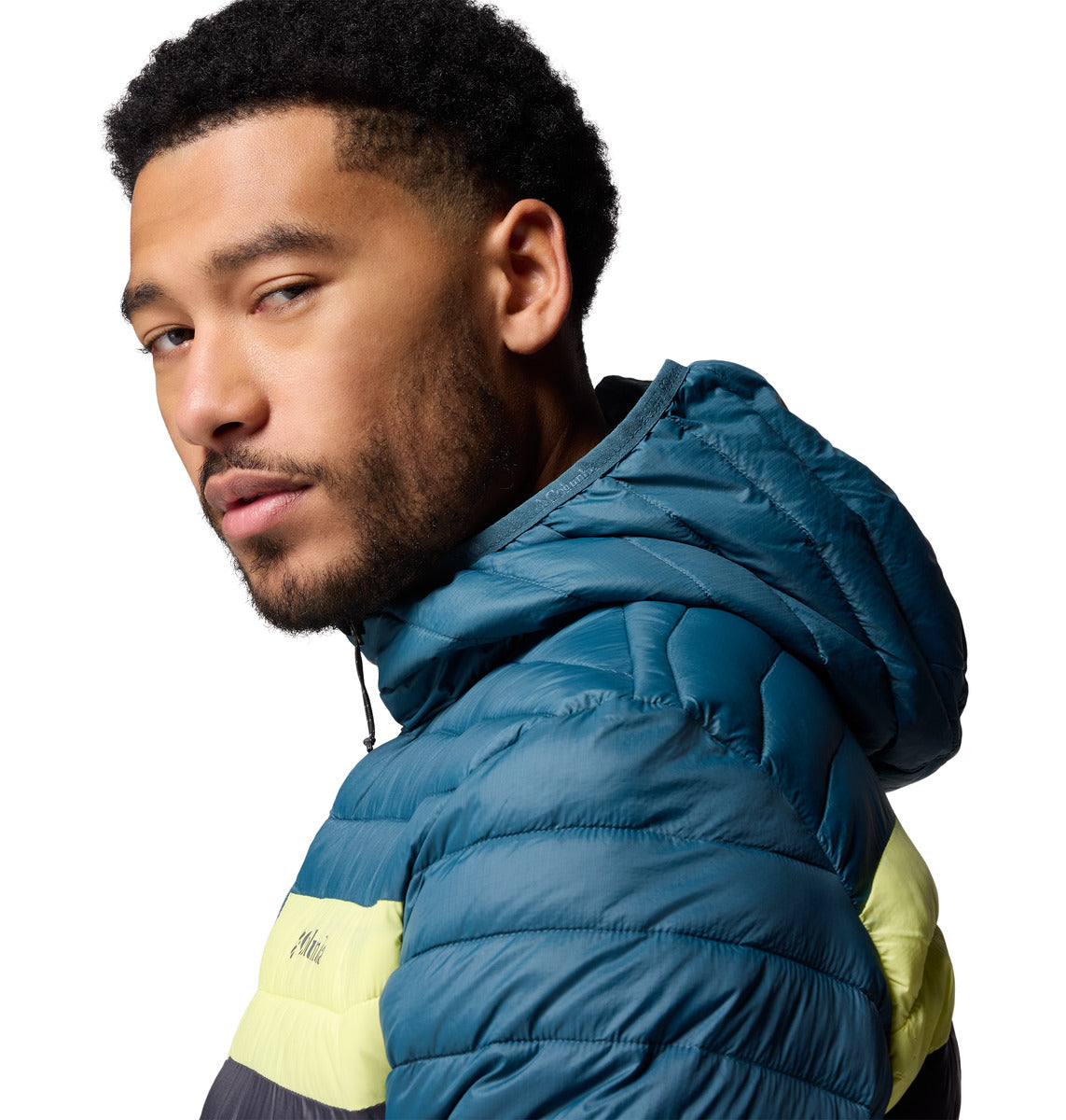 Campera Powder Pass Hooded Omni-Shield Azul