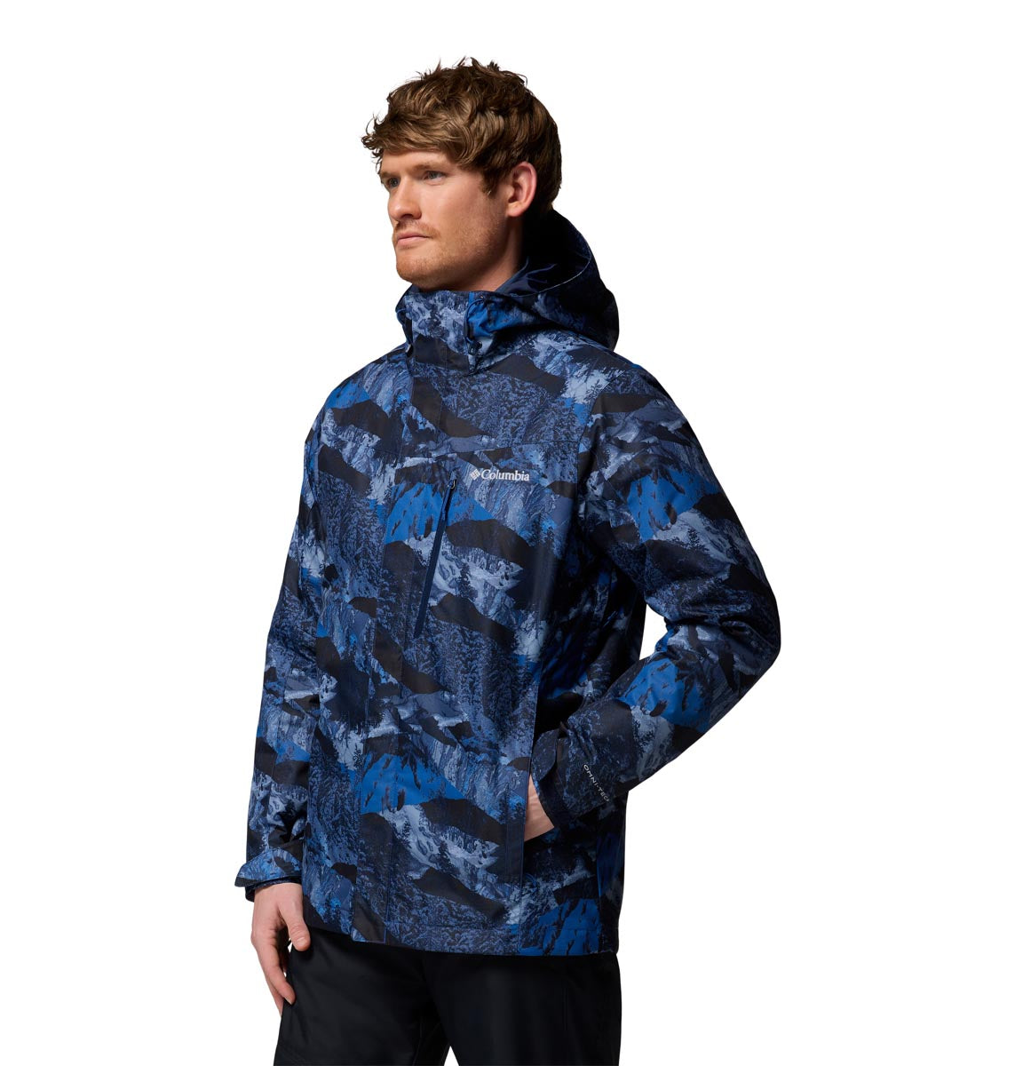 Campera Whirlibird V Printed Omni-Tech Azul