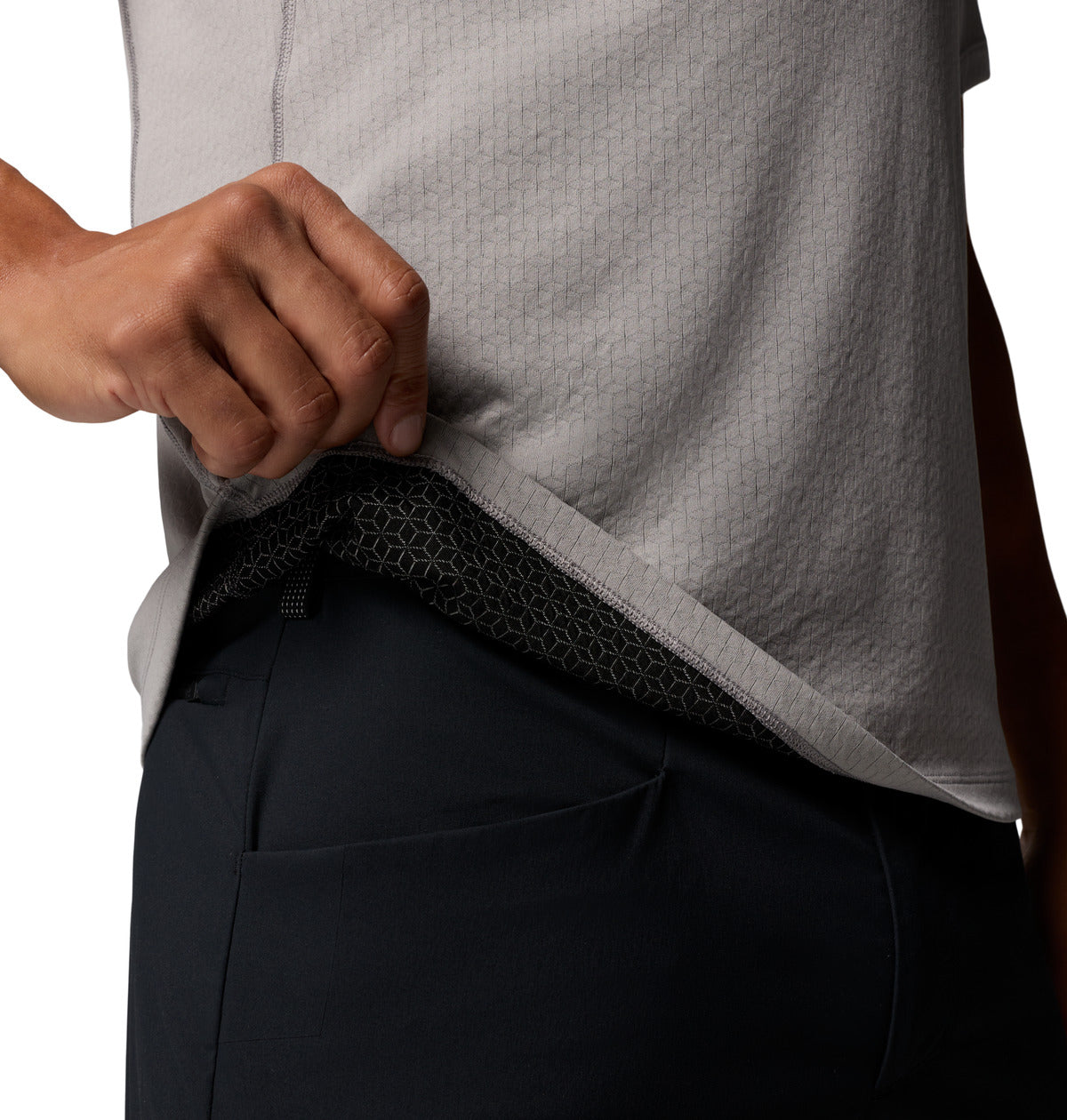 Remera Driventure Short S Omni-Shade Marrón