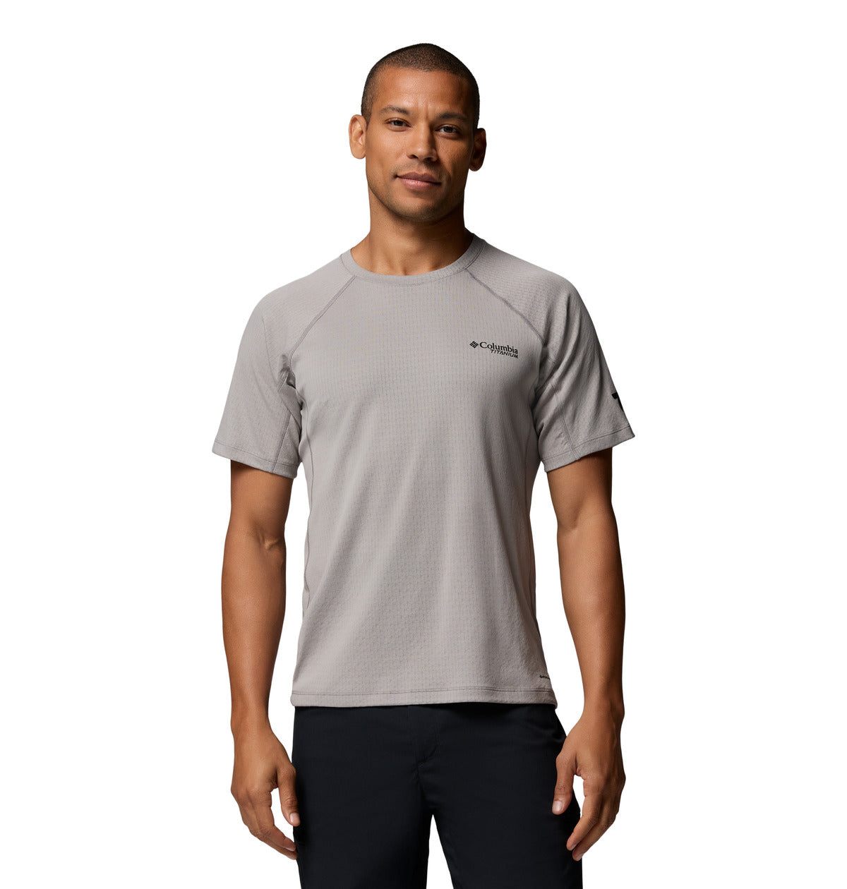 Remera Driventure Short S Omni-Shade Marrón