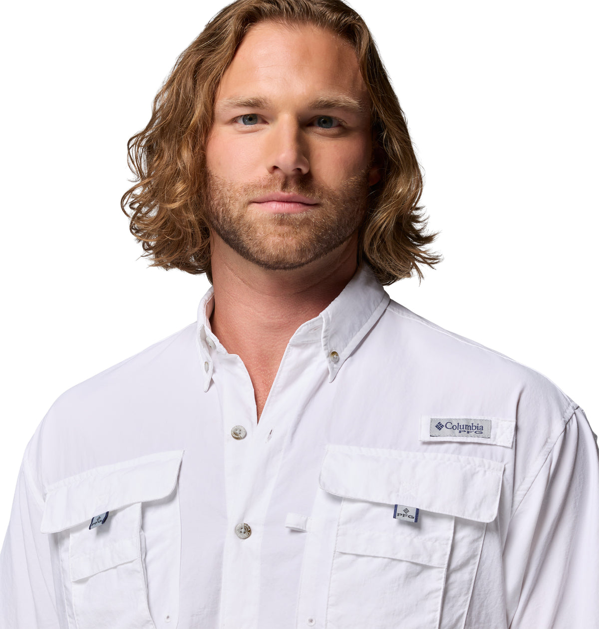 Camisa Manga Corta Bahama Ii S/S Shirt Omni-Shade Blanco