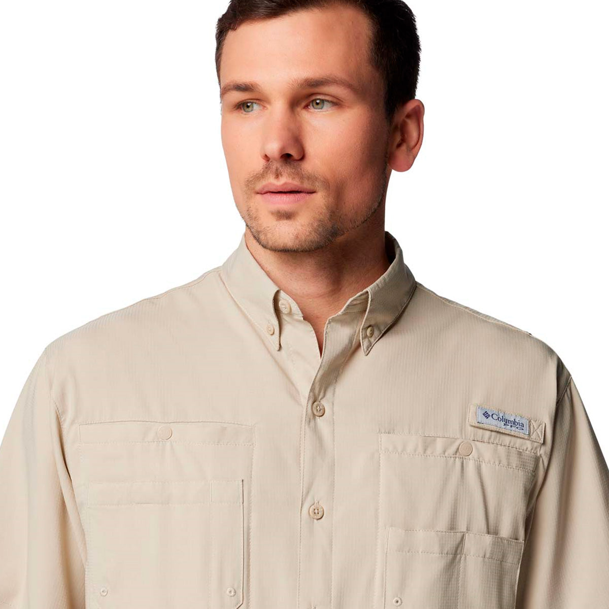 Camisa Manga Corta Tamiami Ii Ss S Pfg Beige