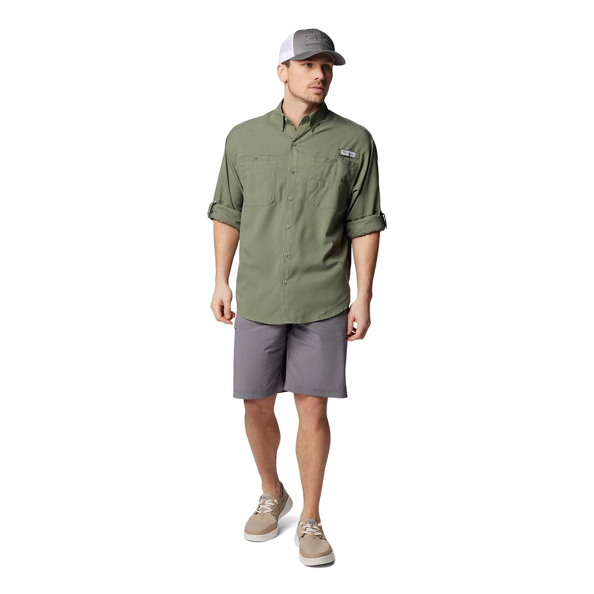 Camisa Manga Larga Tamiami Ii L/S Shirt Omni-Shade Verde