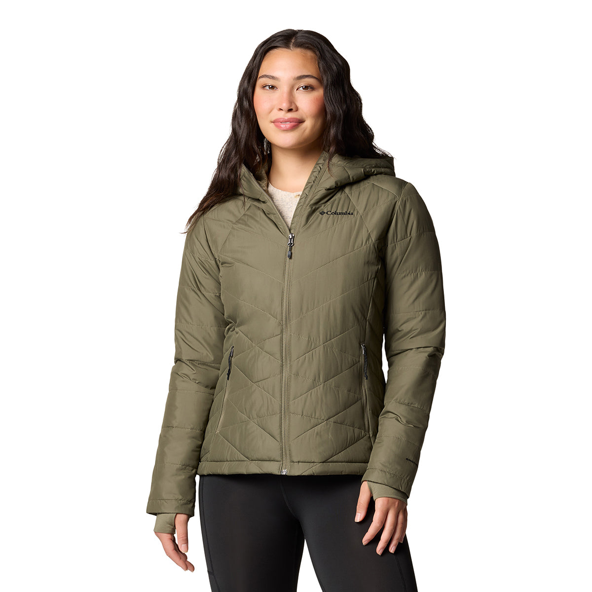 Campera Heavenly Hdd Jacket Omni-Heat Verde