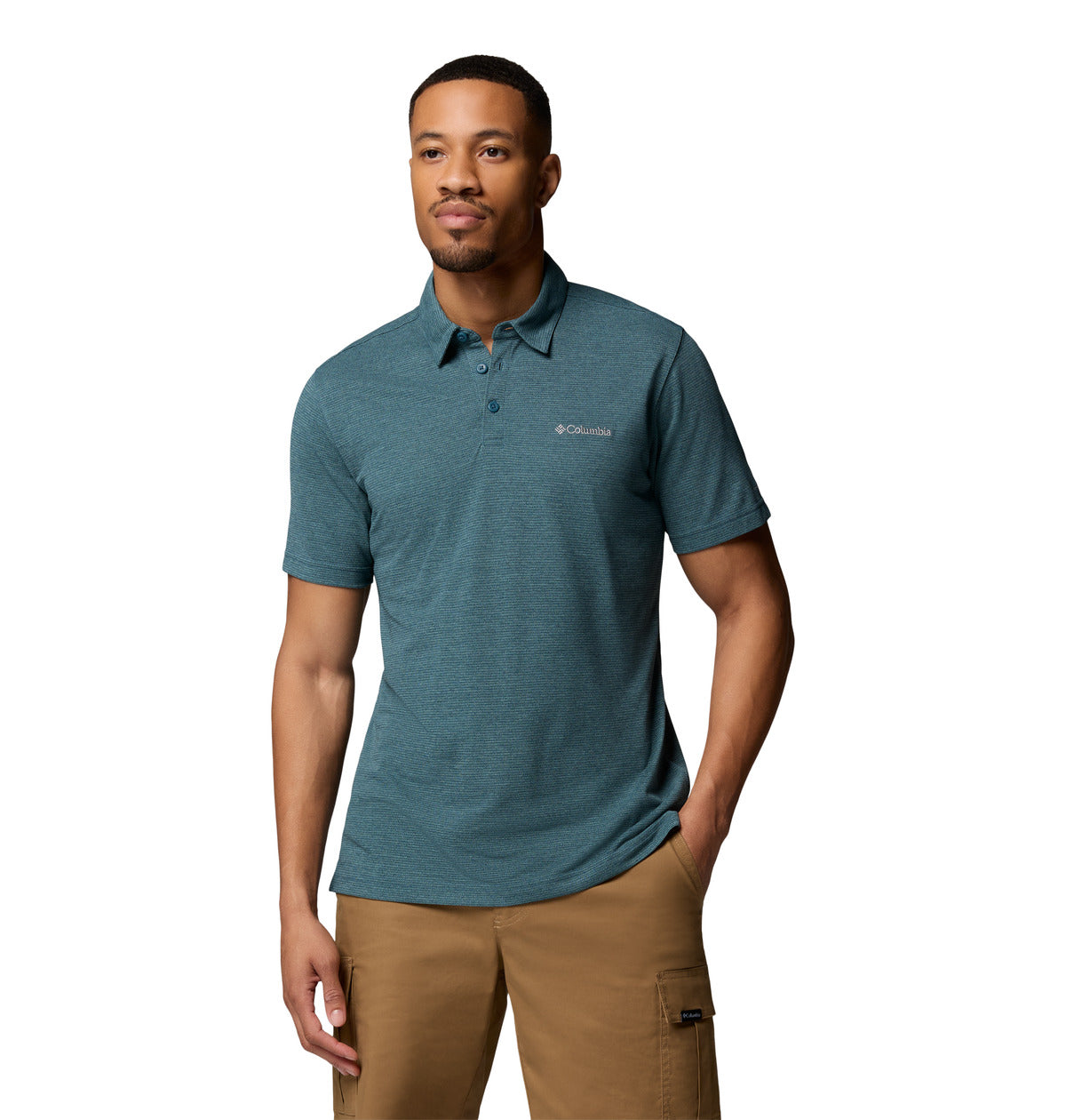 Remera Havercamp Pique Polo Omni-Wick Azul