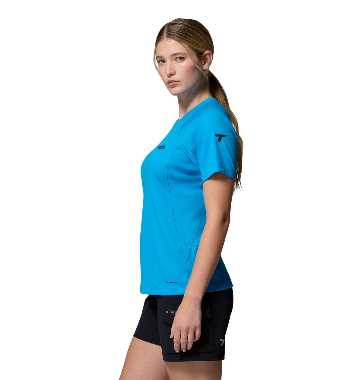 Remera Driventure Short Omni-Shade Azul