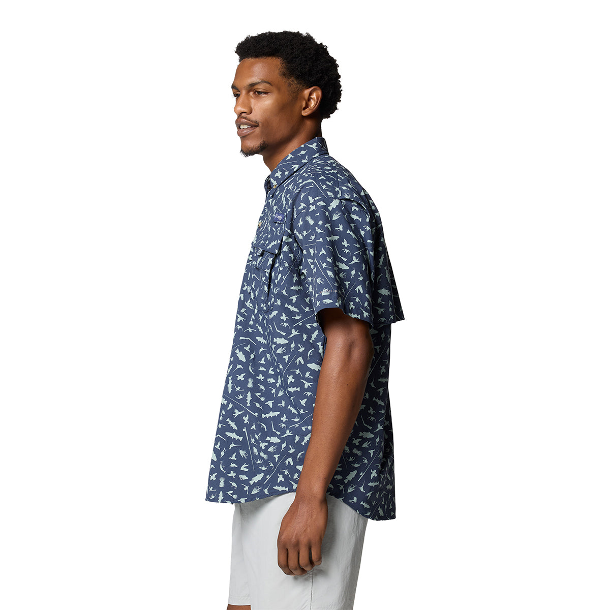 Camisa Manga Corta Super Bahama Ii Shir Omni-Shade Negro