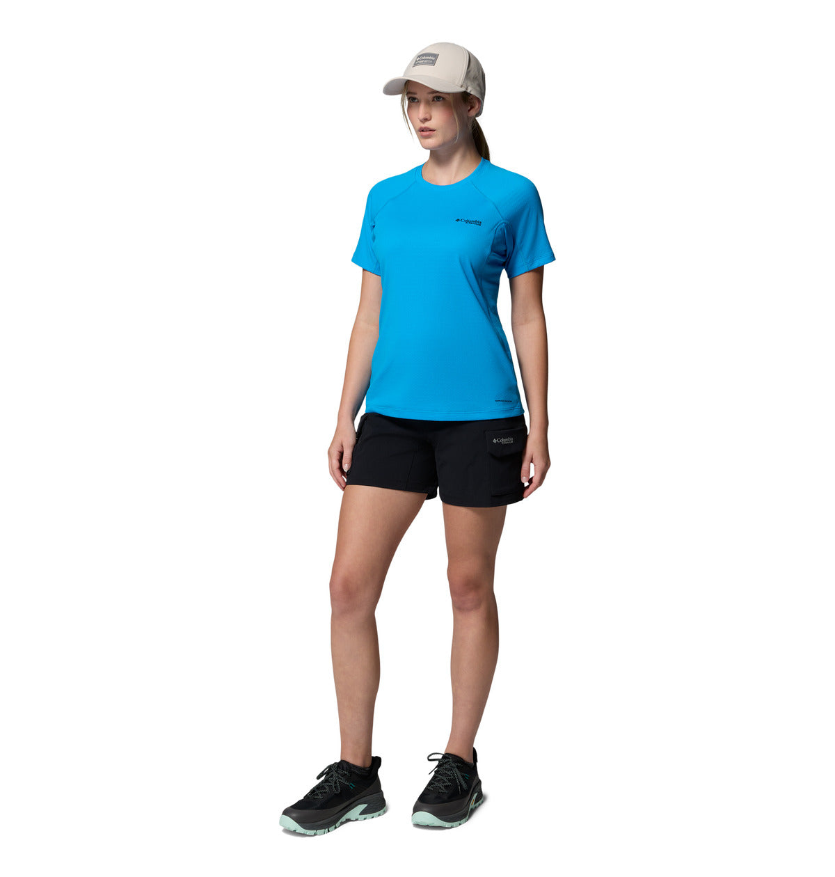 Remera Driventure Short Omni-Shade Azul