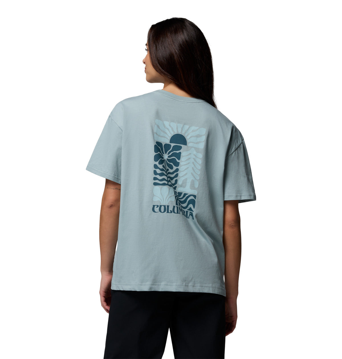 Remera Rolling Bend Graphic  Azul