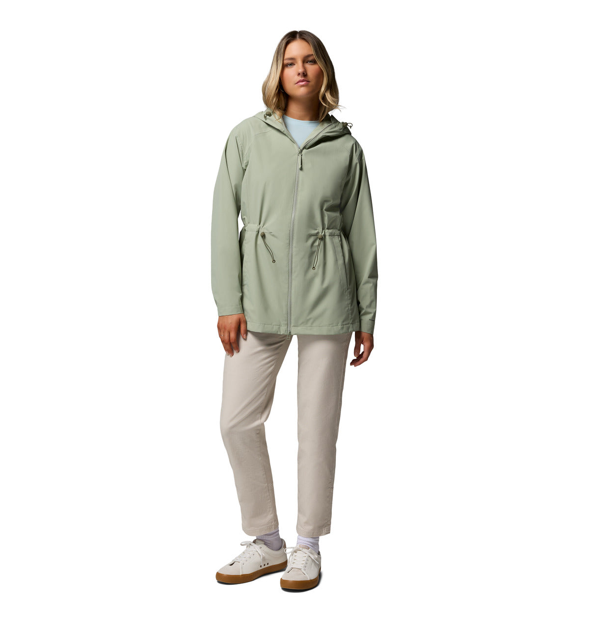Impermeable Blossom Park Rain Omni-Tech Verde