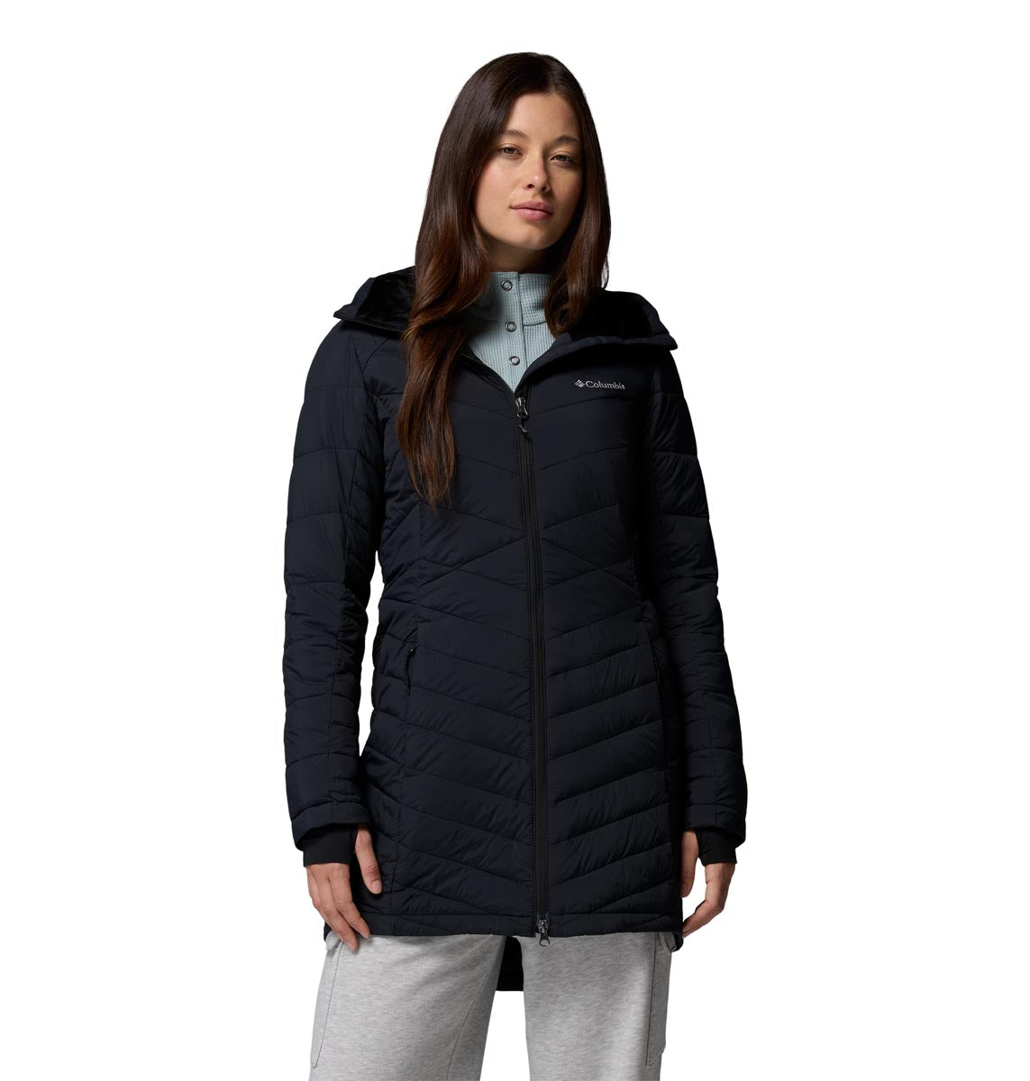Campera Joy Peak Ii Mid Jkt Omni-Shield Negro
