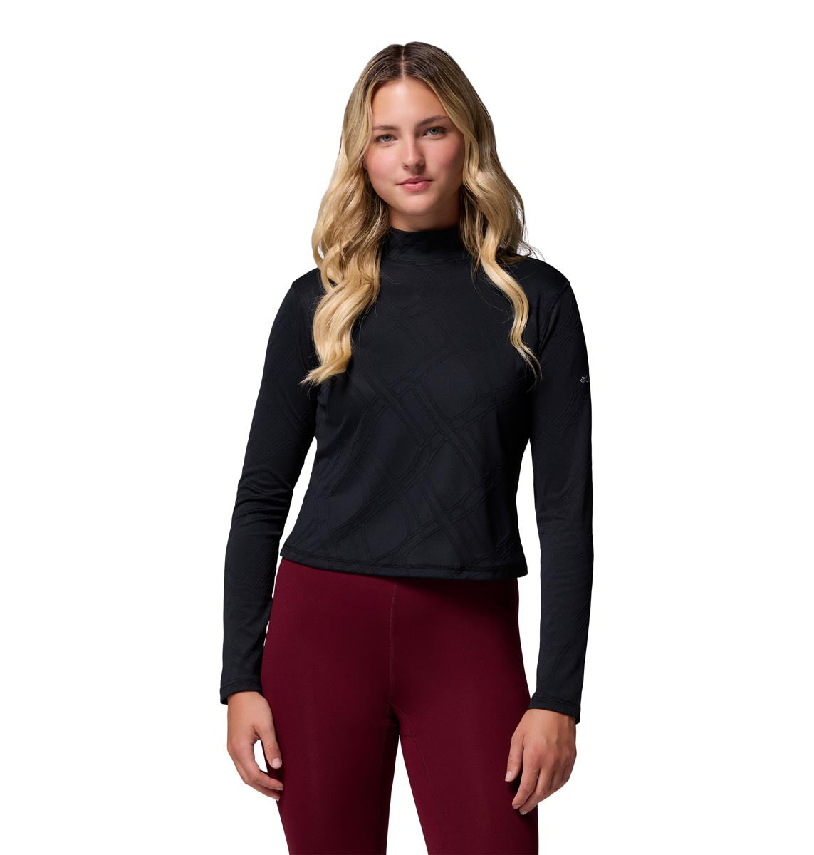Remera Granite Point Ls Tur Omni-Wick Negro