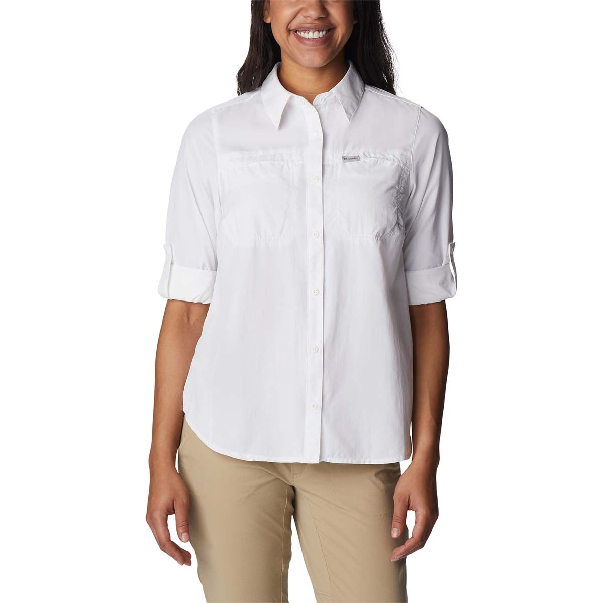 Camisa Manga Larga Silver Ridge 3.0 Ls Omni-Shade Blanco