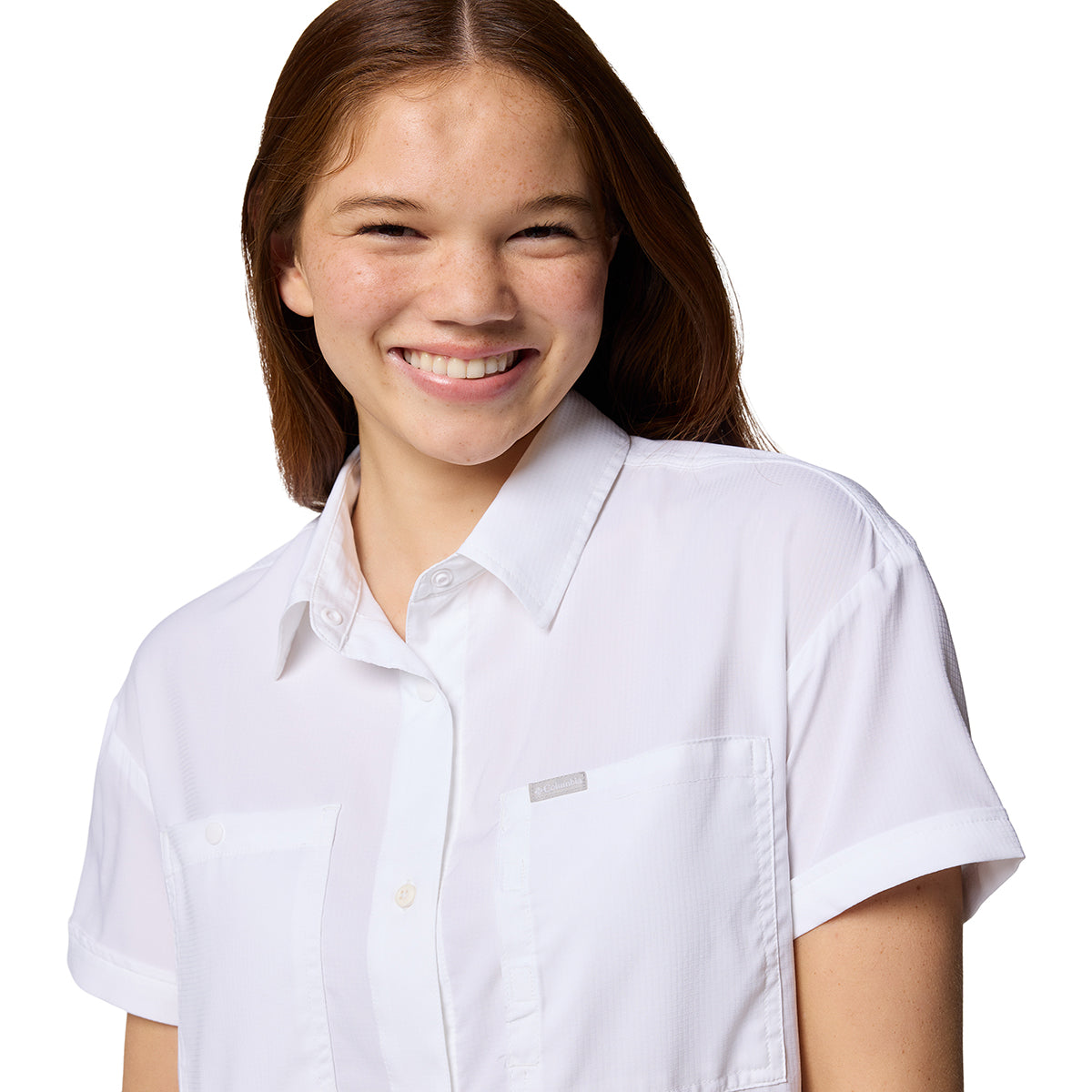 Camisa Manga Corta Silver Ridge Utili Omni-Shade Blanco