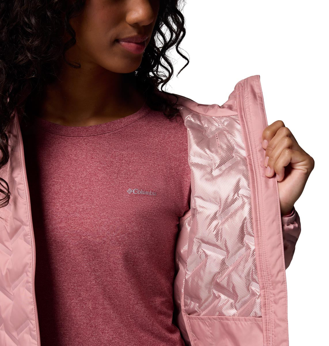 Campera Delta Ridge Ii Jkt Omni-Heat Rosado