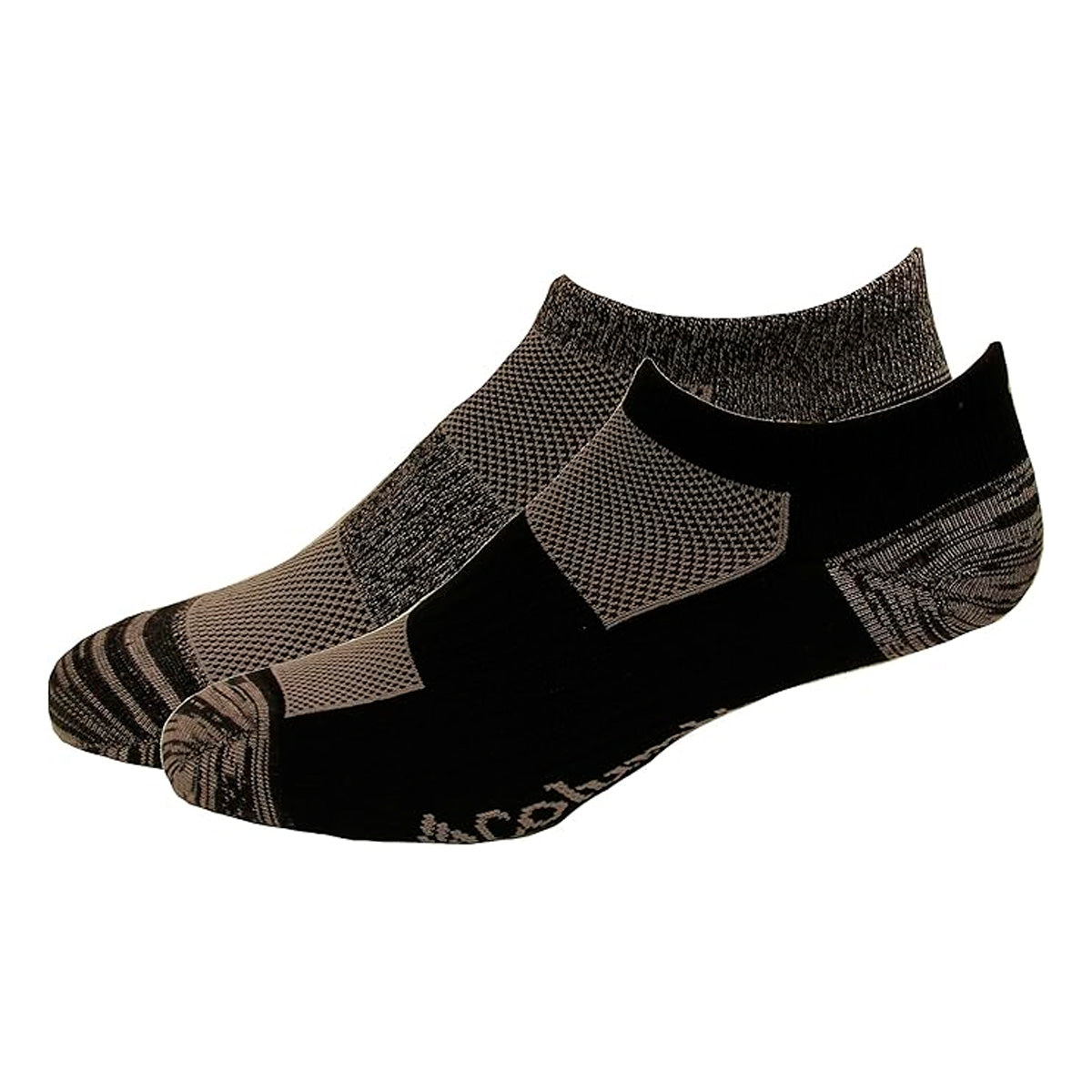 Medias Flat Knit Marled & S  Negro
