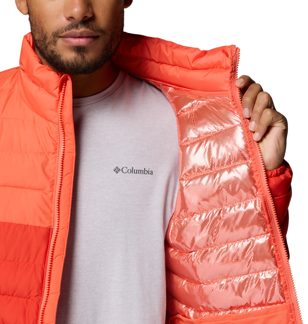 Campera Powder Lite Ii Jacke Omni-Heat Rojo