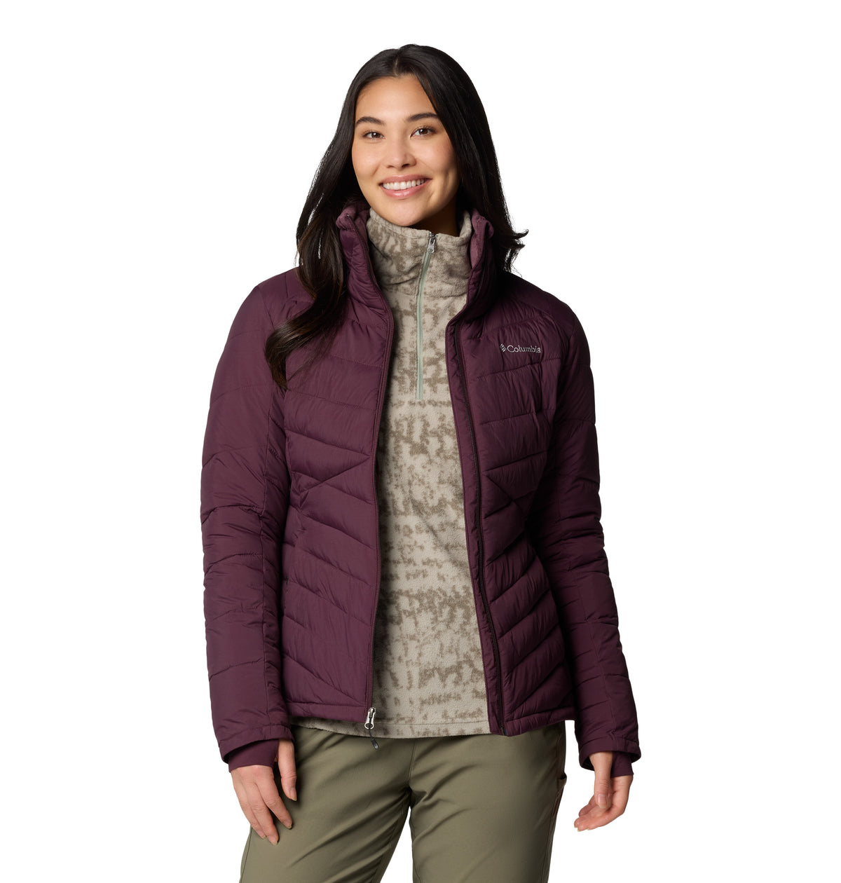 Campera Joy Peak Ii Full Zip Omni-Heat Azul